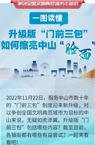 一圖讀懂 | 升級版“門前三包”如何擦亮中山“臉面”？